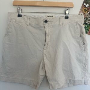 Goodthreads Men's Tan Flat Front Shorts‎
